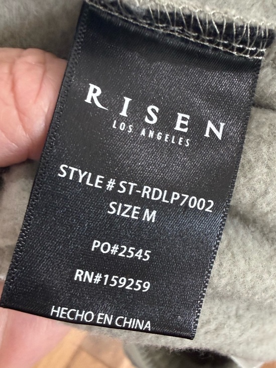 Risen Soft Slouchy Sage Green Jogger Pants - Picture 12 of 15